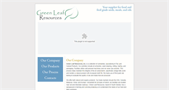 Desktop Screenshot of greenleafresources.com