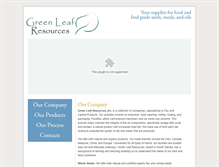 Tablet Screenshot of greenleafresources.com